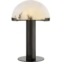 Geometric Table Lamp - Bronze, Alabaster