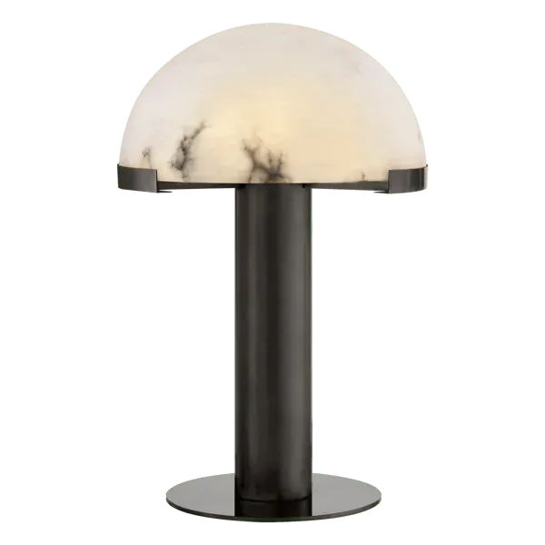 Geometric Table Lamp - Bronze, Alabaster image