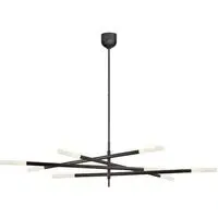 Grande Tube Chandelier - Bronze, Metal