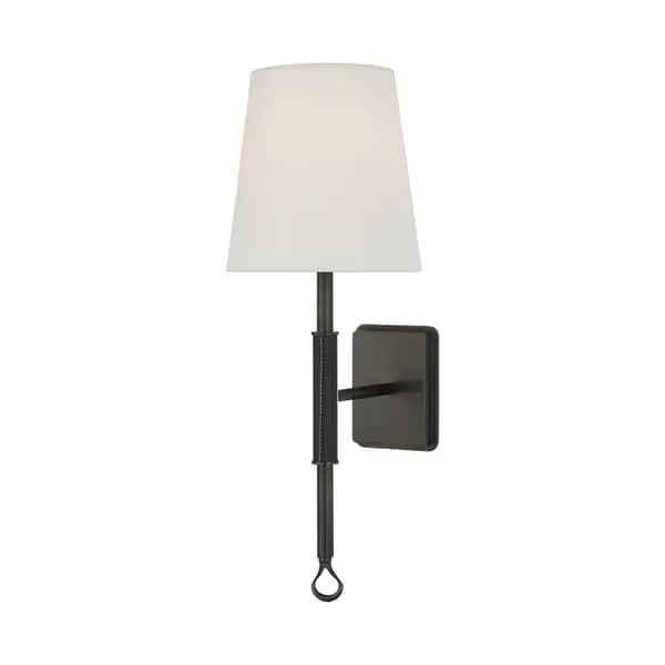 Griffin Wall Light - Bronze, Leather