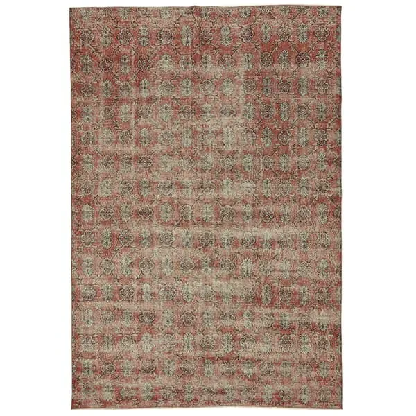 Handmade Rug Vintage Turkish Design - Wool