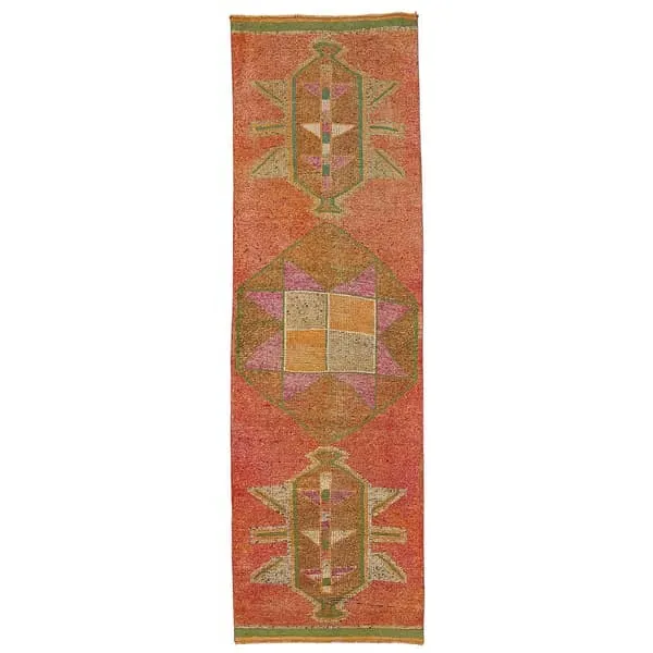 Handmade Runner Rug #6 - Vintage Turkish image