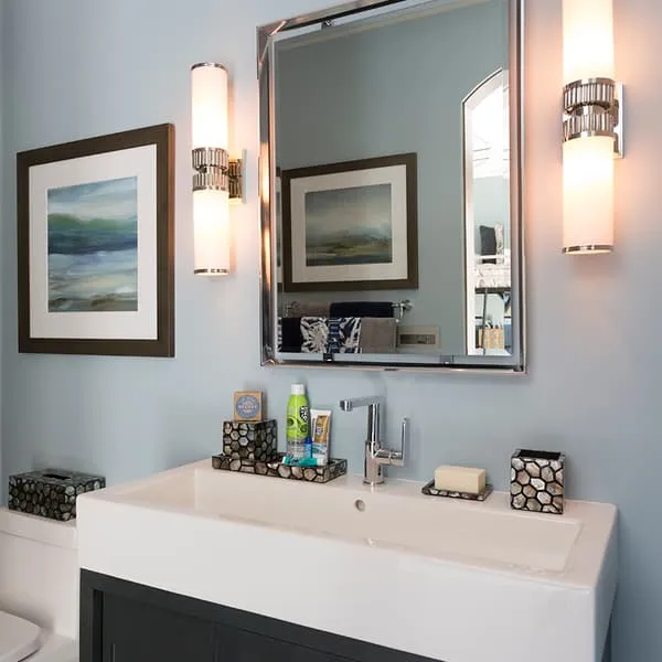 Harper Wall Light - Polished Nickel, Metal