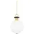 Haru Pendant Light with Marble Detail - Brass, Metal