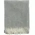 Herringbone Throw - Midgrey, Pure Wool