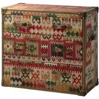 Howard Kilim Chest of Drawers - Multicolor, Wood