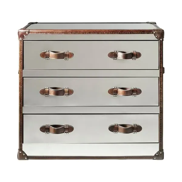 Howard Steel Chest of Drawers - Black, Steel