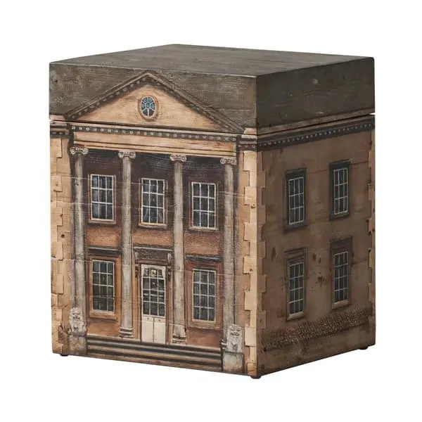 Jacopo Storage Side Table Georgian Facade - Pine, Wood image