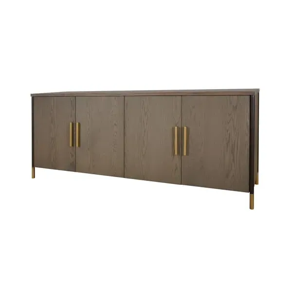 Jeanne Sideboard with Storage - Natural, Oak Wood image