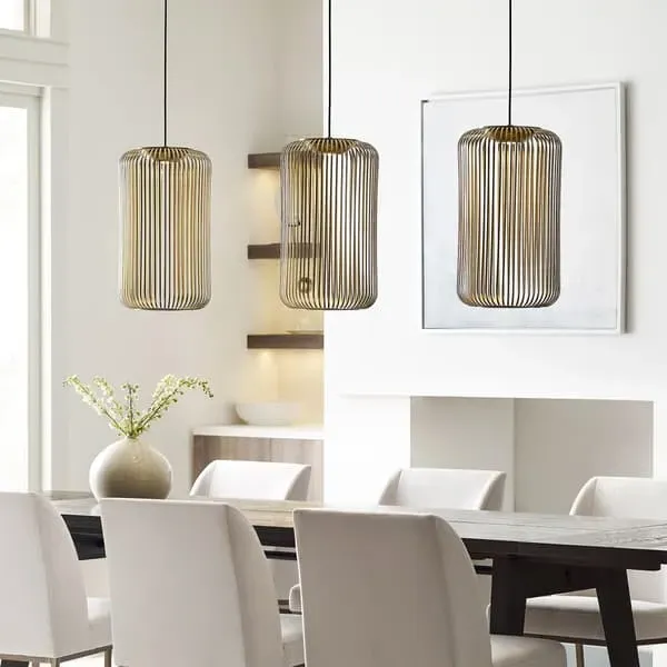 Kai Pendant Light with LED Technology - Natural Brass