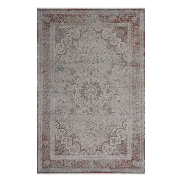 Kerman Style Floral Rug - Multicolor, Woven Textile image