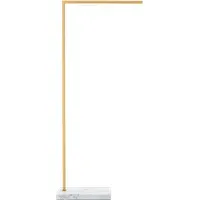 Klee Floor Lamp - Brass, Natural Brass & Marble
