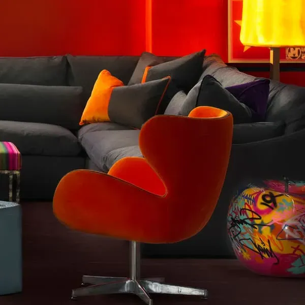 Large Apple Sculpture with Graffiti - Multicolor