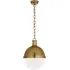 Large Ball Pendant Light - Brass, Glass