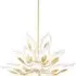 Large Blossom Chandelier - Gold, Glass