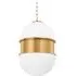 Large Broomley Pendant Light - Brass, Metal
