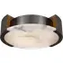 Large Ceiling Light Flush Mount - Bronze, Alabaster