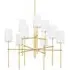 Large Chandelier - Gold, Metal