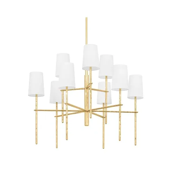 Large Chandelier - Gold, Metal