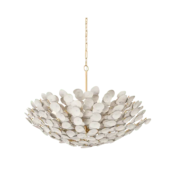 Large Chandelier - Light, Mixed Materials