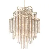 Large Chimera Pendant Light - Silver, Crystal