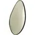 Large Convex Mirror - Silver, Coloured Glass