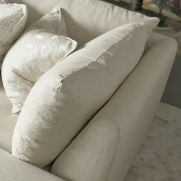 Large Corner Sectional Sofa - Light Neutral, Linen