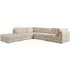 Large Corner Sectional Sofa - Light Neutral, Linen