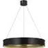 Large Cylindrical Chandelier - Bronze, Metal