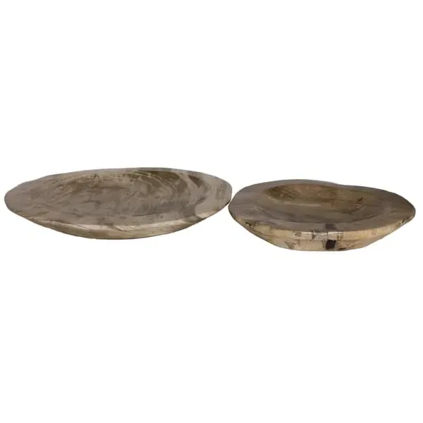 Large Decorative Tray - Natural, Petrified Wood