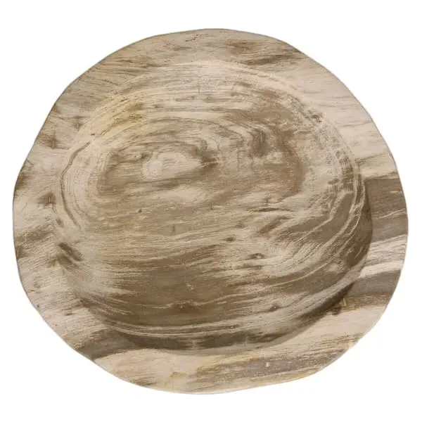 Large Decorative Tray - Natural, Petrified Wood