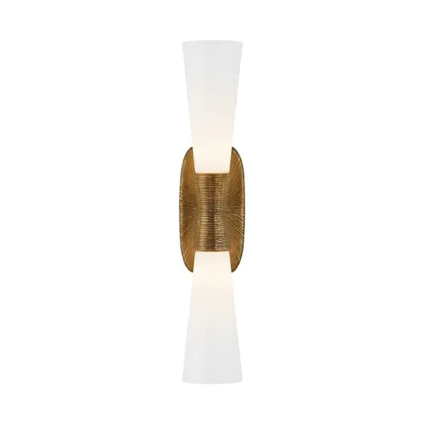 Large Double Wall Light - Gold