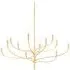 Large Labra Chandelier - Gold, Metal