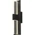 Large Linear Wall Light - Black, Metal