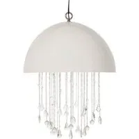 Large Lunar Chandelier - White, Resin