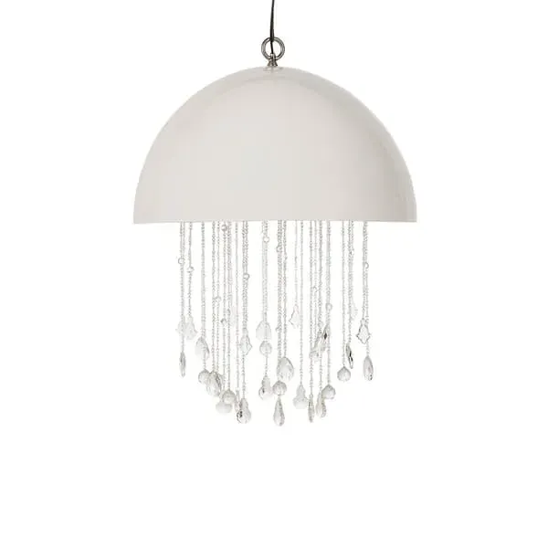 Large Lunar Chandelier - White, Resin image