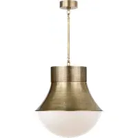 Large Pendant Light - Antique Brass, Metal