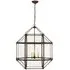 Large Pendant Light - Antique Zinc, Glass
