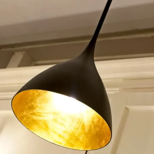 Large Pendant Light - Black, Metal