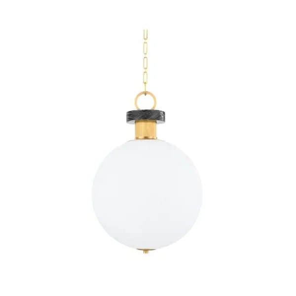 Large Pendant Light - Brass, Metal
