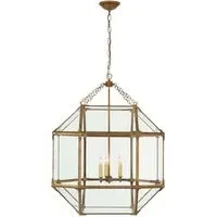 Large Pendant Light - Gilded, Iron