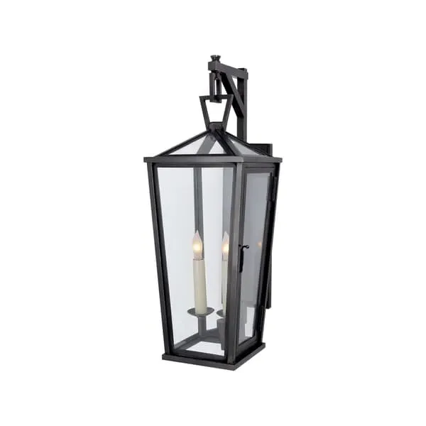 Large Pendant Light - Gilded Iron