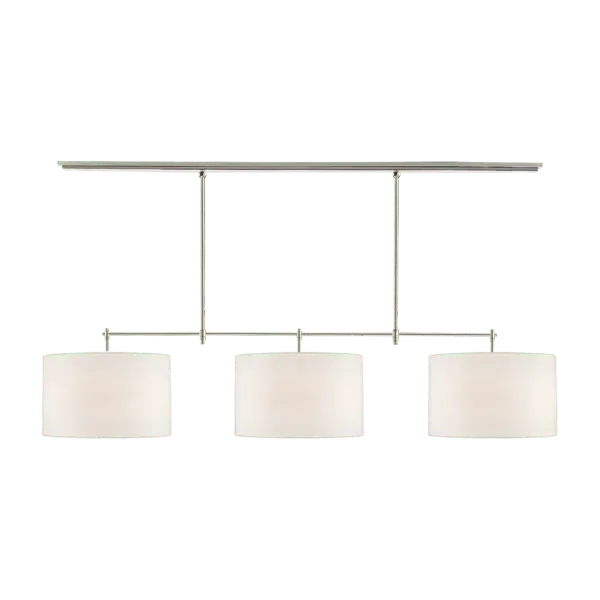 Large Pendant Light - Polished Nickel, Metal