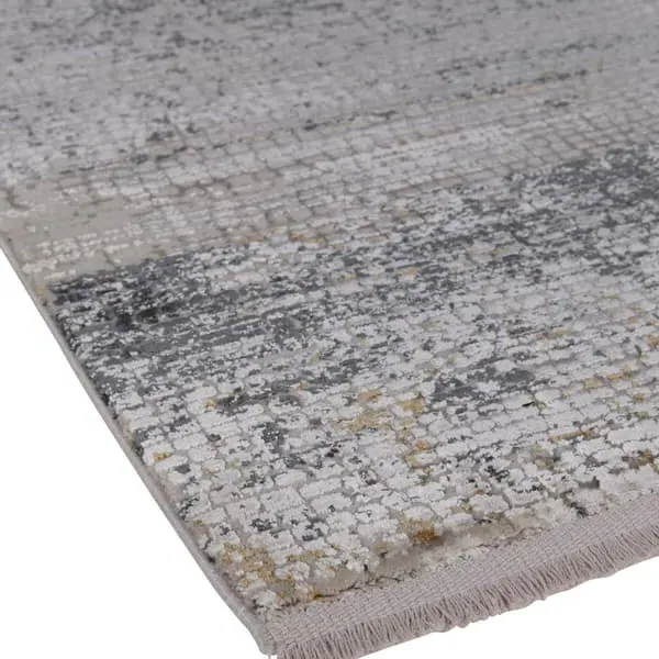 Large Persian Style Rug - Charcoal, Low Pile