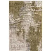 Large Persian Style Rug - Gold, Low Pile