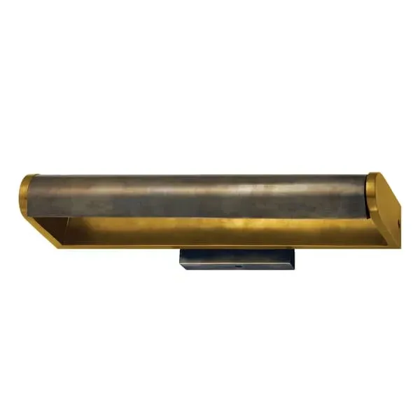 Large Picture Light with Pivot - Brass, Metal