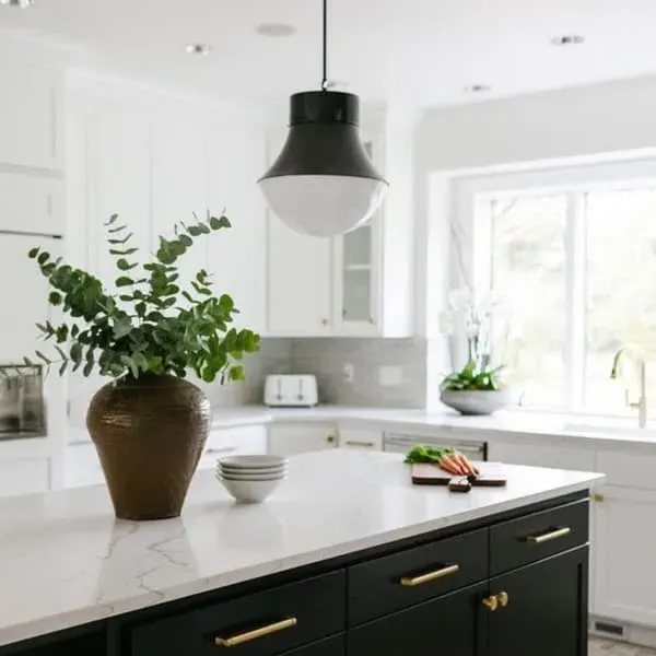 Large Precision Pendant Light - Bronze, Metal