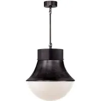 Large Precision Pendant Light - Bronze, Metal