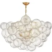 Large Talia Chandelier - Gild, Glass