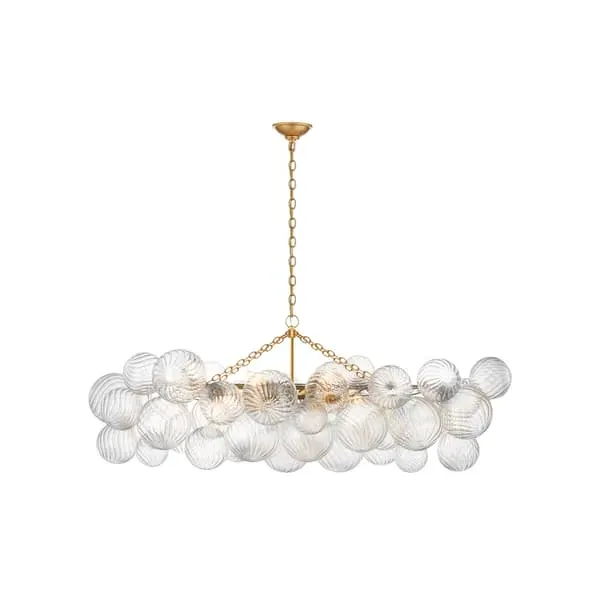 Large Talia Chandelier - Gild, Glass